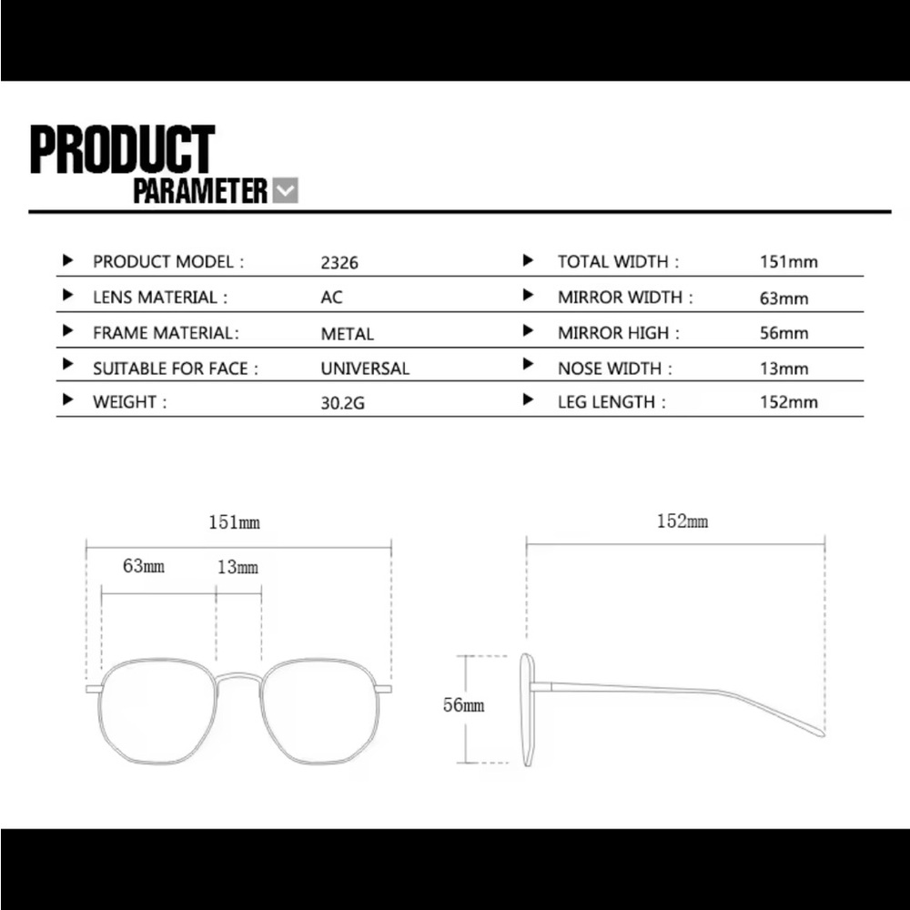 Pink & Grey Irregular Square Gold Rim Sunglassess - Picture 3 of 3